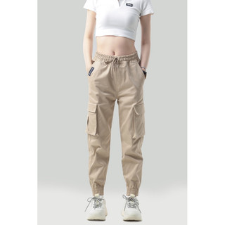 Quần Jogger Túi Hộp Màu Vàng BE ( 4 chiều ) , MADE BY F.O.F