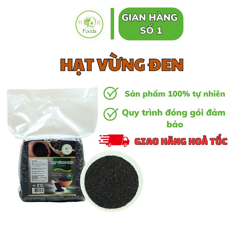 Hạt Vừng Đen Nghệ An 500g - Mè đen