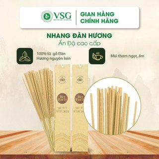 Nhang Đàn hương Ấn Độ VSG, nhang thơm thờ cúng, nhang sạch ít khói không đậu tàn - Hộp 25 que x 36cm