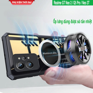 Ốp lưng Realme Q5 Pro / GT Neo 2 / GT 2 / GT Neo 3T thoát khí lưng trong viền màu chống va đập