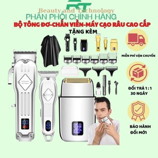 Tông đơ cắt tóc chuyên nghiệp ENZO, tông đơ cao cấp không dây dùng cho salon Bảo hành 5 năm