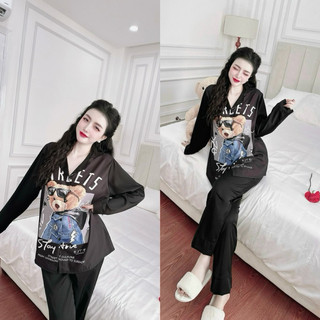 Đồ bộ lụa bigsize in 5d cao cấp 50-100kg
