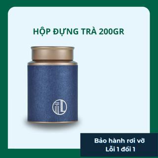 Hộp đựng trà, Hũ lọ đựng chè 200gr bằng thép không gỉ cao cấp