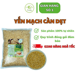 2kg Yến mạch Tươi nguyên hạt cán dẹt - Túi 2kg yến mạch Úc