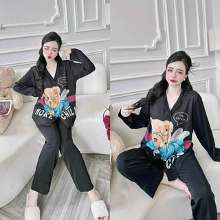 Đồ bộ Lụa Mango cao cấp 50-100kg Bigsize mềm rũ