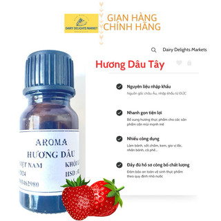 (100ML) Hương dâu tây dùng cho làm bánh, kem dâu, bột gia vị - Strawberry Flavor Liquid