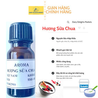 (100ML) Hương sữa chua tự nhiên dùng làm bánh, làm kem, làm sốt chấm - Yoghurt Flavor Liquid