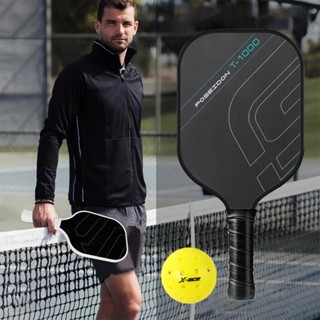 Vợt pickleball T1000 carbon 16mm luyện tập thi đấu trong nhà ngoài trời, đạt chuẩn quốc tế,tặng 1 bóng pickle ball