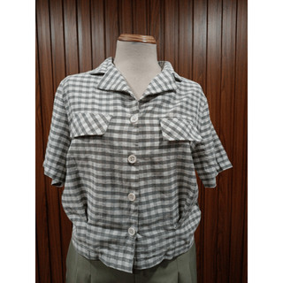 H collection thanh lý - áo sơ mi caro bymo