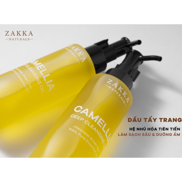 Dầu Tẩy Trang Zakka Naturals Làm Sạch Sâu, Dưỡng Ẩm, Chống Lão Hóa
