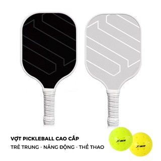 Vợt pickleball carbon T300 tặng 1 bóng pickle ball X-ACE cao cấp, chuẩn quốc tế thi đấu luyện tập trong nhà ngoài trời