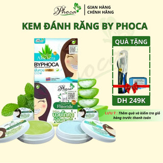 Kem đánh răng Phoca, trắng răng, kem đánh răng cho người niềng răng By Phoca 25gr trắng răng