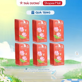 Combo 6 dây dầu gội Thái Dương 3 Hoa Sen (1 dây 10 gói) - Sao Thái Dương