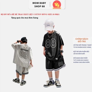 Bộ đồ bé trai mùa hè, bộ quần áo bé trai mùa hè số 88 chất cotton bóng thoáng mát size 18-50kg, set đồ bộ cộc tay cho bé