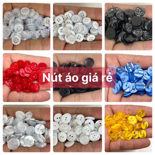 Sét 20 - 50 - 100 nút áo sơmi/áo thun 2 lỗ/4 lỗ nút dày/nút đẹp