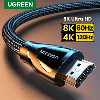 Cáp HDMI 2.1 Ugreen 8K@60Hz 4K@120Hz eARC Ugreen 2.1 1.5m 3m 5m 80401 80402 80403 80404 80405 dây dù