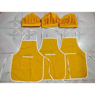 bộ tạp dề và mũ cho bé( MẪU SALE)