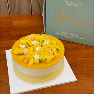 Mango yoghurt mousse - bánh kem mousse sữa chua xoài cát hoà lộc