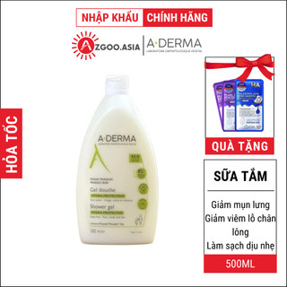Sữa tắm giảm mụn lưng, viêm lỗ chân lông aderma 500ml