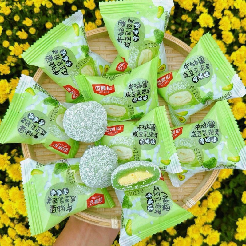 Bánh Mochi Đài Loan Kem Lạnh Nhân Chảy Nhiều Vị Thơm Ngon Hấp Dẫn DATE Mới