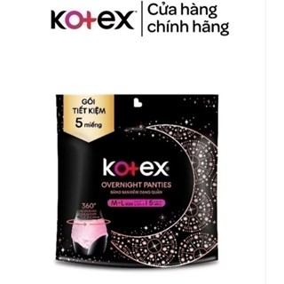1 gói băng vệ sinh dạng quần Kotex ML 5 chiếc/gói