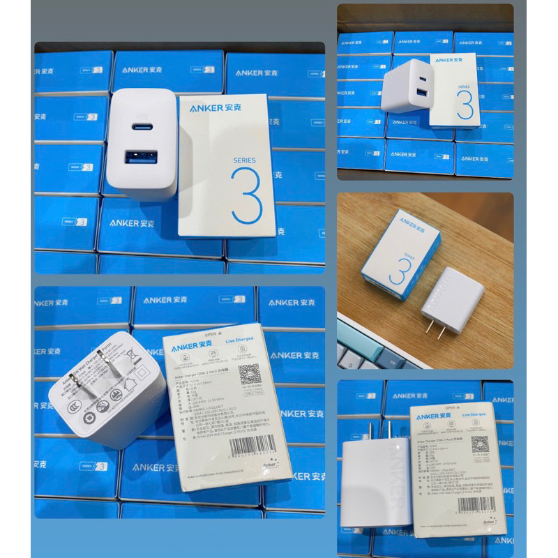 Củ Sạc Anker 20w 2 Cổng C+A IQ3 - A2348 dùng cho điện thoại di động (Bảo Hành 12 Tháng)  ACSTORE247