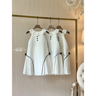 VÁY CỔ BÈO NƠ LI EO chuẩn Linh Hoàng