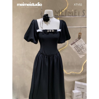 váy tay bồng tag đá