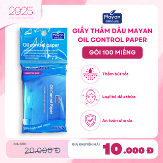 Giấy thấm dầu mayan oil control paper gói 100 tờ