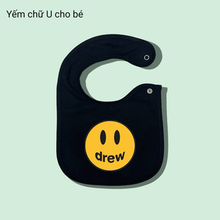 Yếm chữ U / yếm cổ cotton cho bé trai bé gái