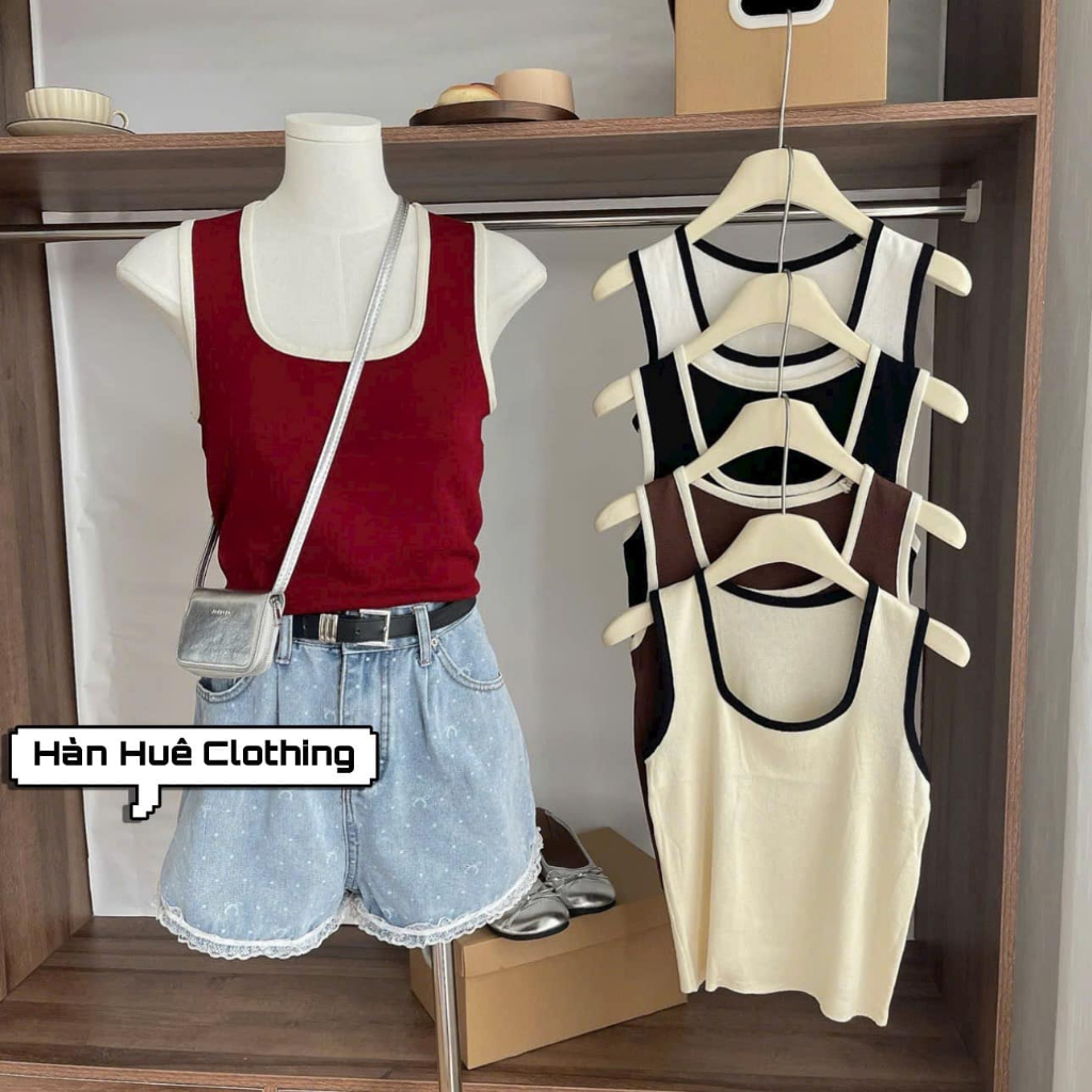 Áo len mongto 3 lỗ viền co giãn