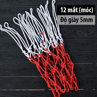 Lưới Bóng Rổ - Size bóng 7 - Loại 12/10/8 mắt - Dày 5mm SIÊU HOT
