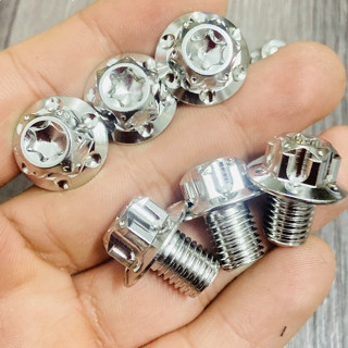 Ốc chân gương xe máy salaya 10li (thuận/ ngược) - Chất liệu INOX 304 phù hợp cho các dòng xe (Giá 1 ốc)