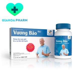 Vương Bảo New Thái Minh - Viên uống cho nam giới cải thiện và hạn chế u xơ, phì đại tuyến tiền liệt, rối loạn tiểu tiện