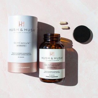 [HÀNG CÔNG TY CHÍNH HÃNG] Viên Uống Cấp Ẩm Giúp Da Căng Bóng Mọng Nước Image Hush & Hush SkinCapsule Hydrate+