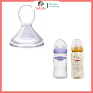 Núm thìa bón sữa, bón cháo sử dụng cho bình Pigeon, Lansinoh, Toom cổ rộng