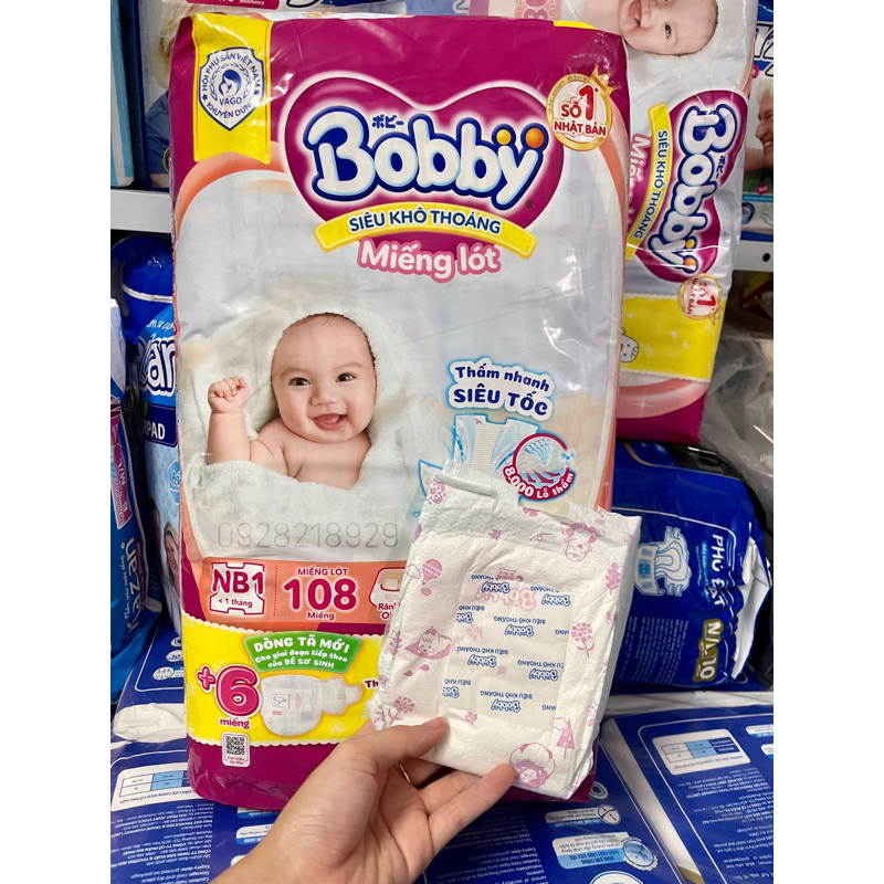 Miếng lót Bobby NB1-108 miếng