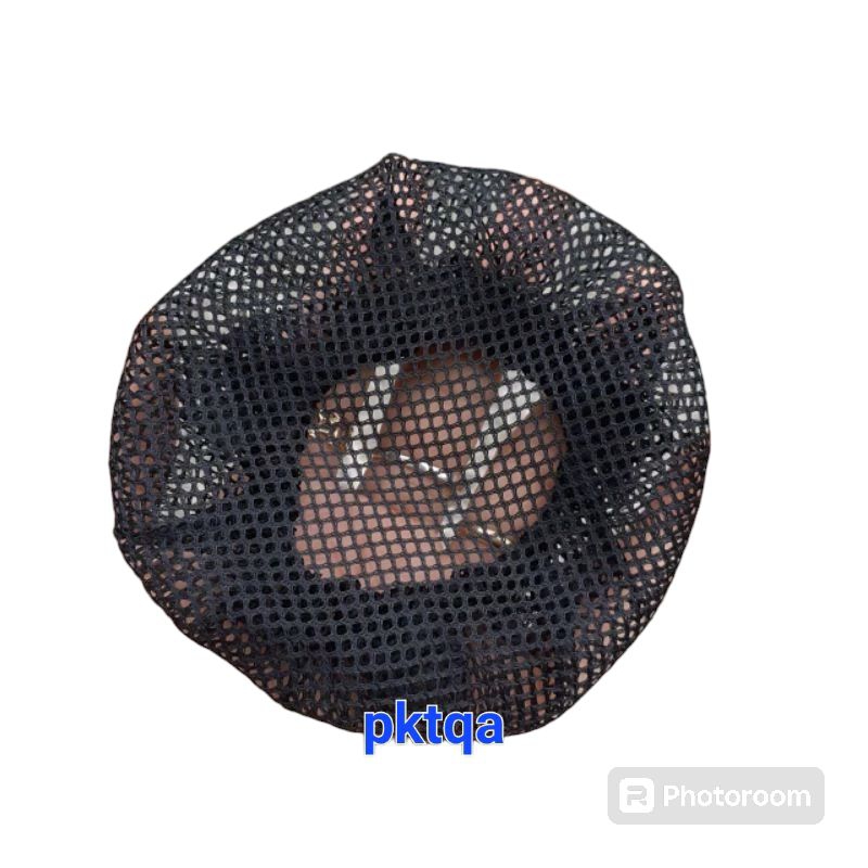 Combo 5 cái Lưới chụp tóc trơn mỏng màu đen (tóc ít)