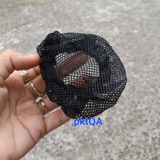 Combo 5 cái Lưới chụp tóc trơn mỏng màu đen (tóc ít)