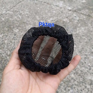 Combo 5 cái Lưới chụp tóc trơn mỏng màu đen (tóc ít)