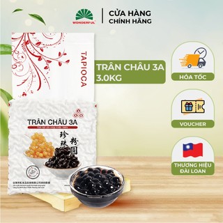 Trân châu đen wonderful 3a size 2.3 gói 3kg