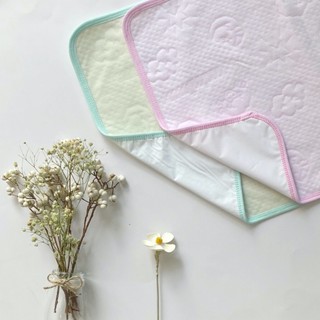 Combo 2 tấm lót chống thấm 35m*35cm cho bé sơ sinh thương hiệu Mintuu, chất liệu vải 100% cotton trần bông - 8071
