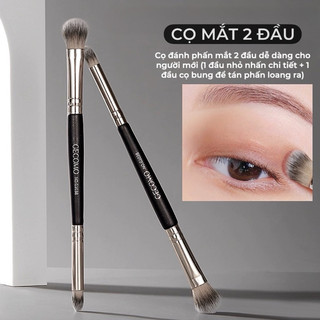 (HOẢ TỐC) Cọ Đánh Phấn Mắt Hai Đầu GECOMO Eyeshadow Brush