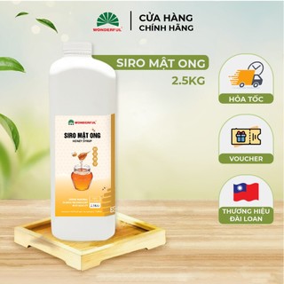 Siro mật ong wonderful chai 2.5kg