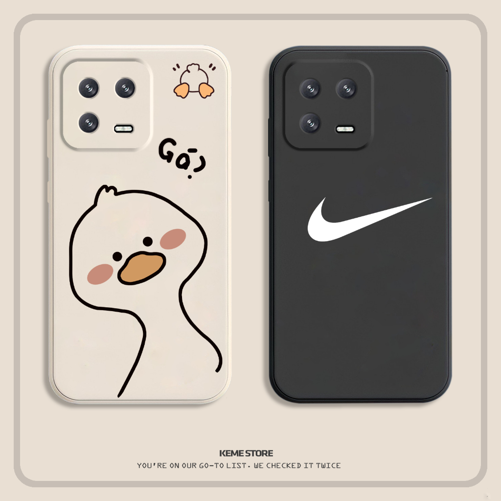 Ốp lưng Xiaomi 13 / 13 Pro in hình Lucky Virus và Vịt ngáo ngơ