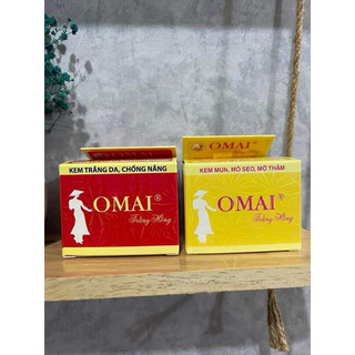 Combo 2 hũ kem omai mụn thâm mờ sẹo, trắng da chống nắng hũ 12g