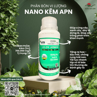 Phân bón vi lượng - lk-zn armor nano kẽm apn - 250ml