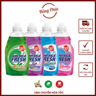 Nước rửa chén america fresh 520ml - 860ml của mỹ