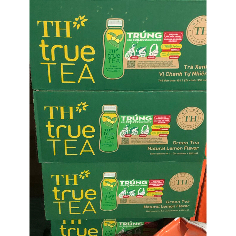 [1Thùngx24 chai] Trà Xanh Vị Chanh / Trà ô long TEA
