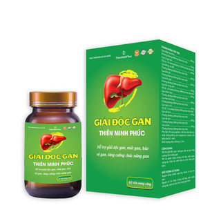 GIẢI ĐỘC GAN THIÊN MINH PHÚC - 60 viên - giải độc, mát gan, bảo vệ gan, tăng cường chức năng gan